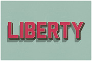 3D Retro Text Styles for Photoshop, a Layer Style Add-On by Creativenauts (Thumbnail 4 of 5)