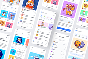 MEGANFT - NFT Marketplace App UI Kit, an UI Kit Template by UIMEGA (Thumbnail 2 of 6)