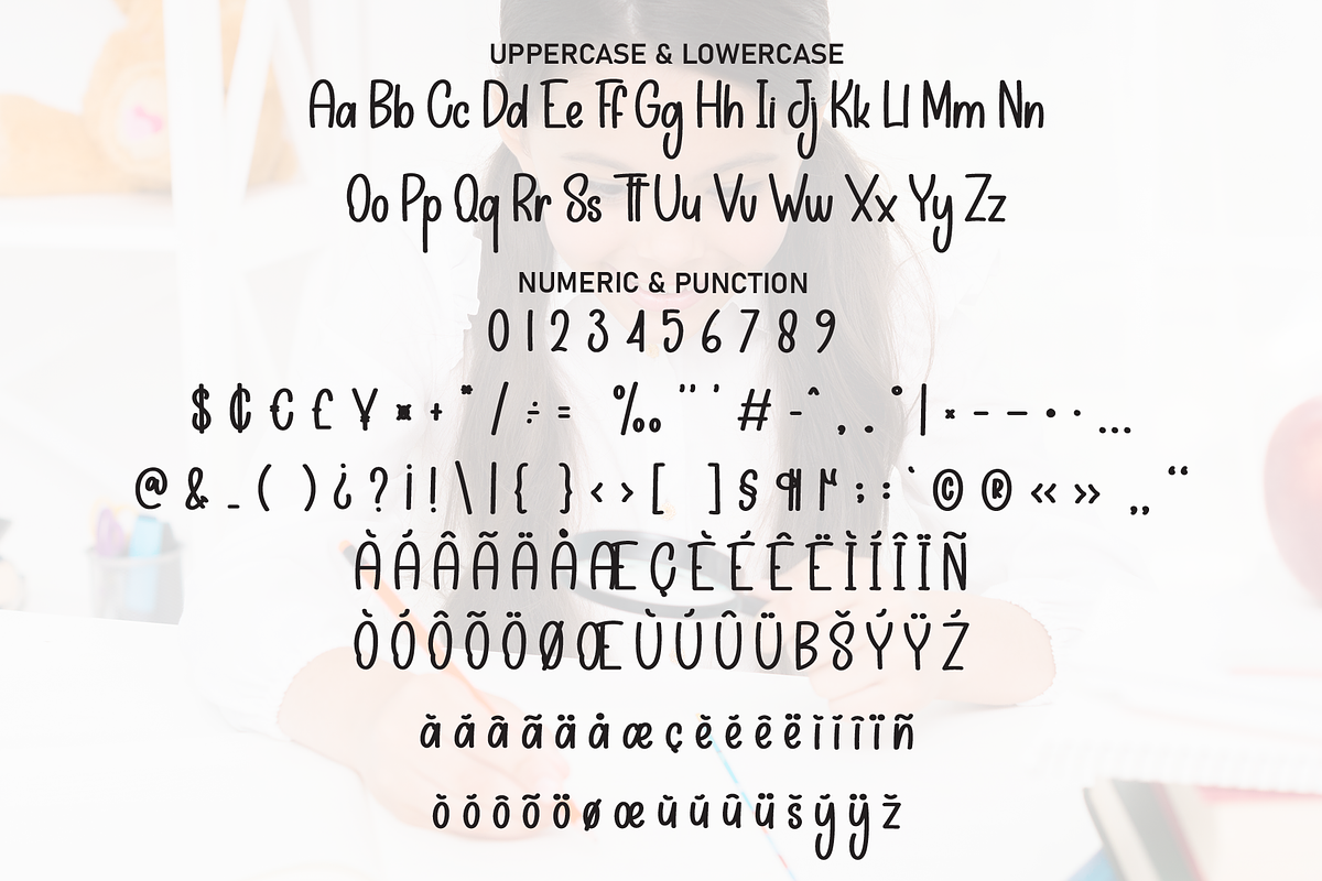 School Homework | Script Font, a Script Font by Scratchones (Photo 7 of 8)