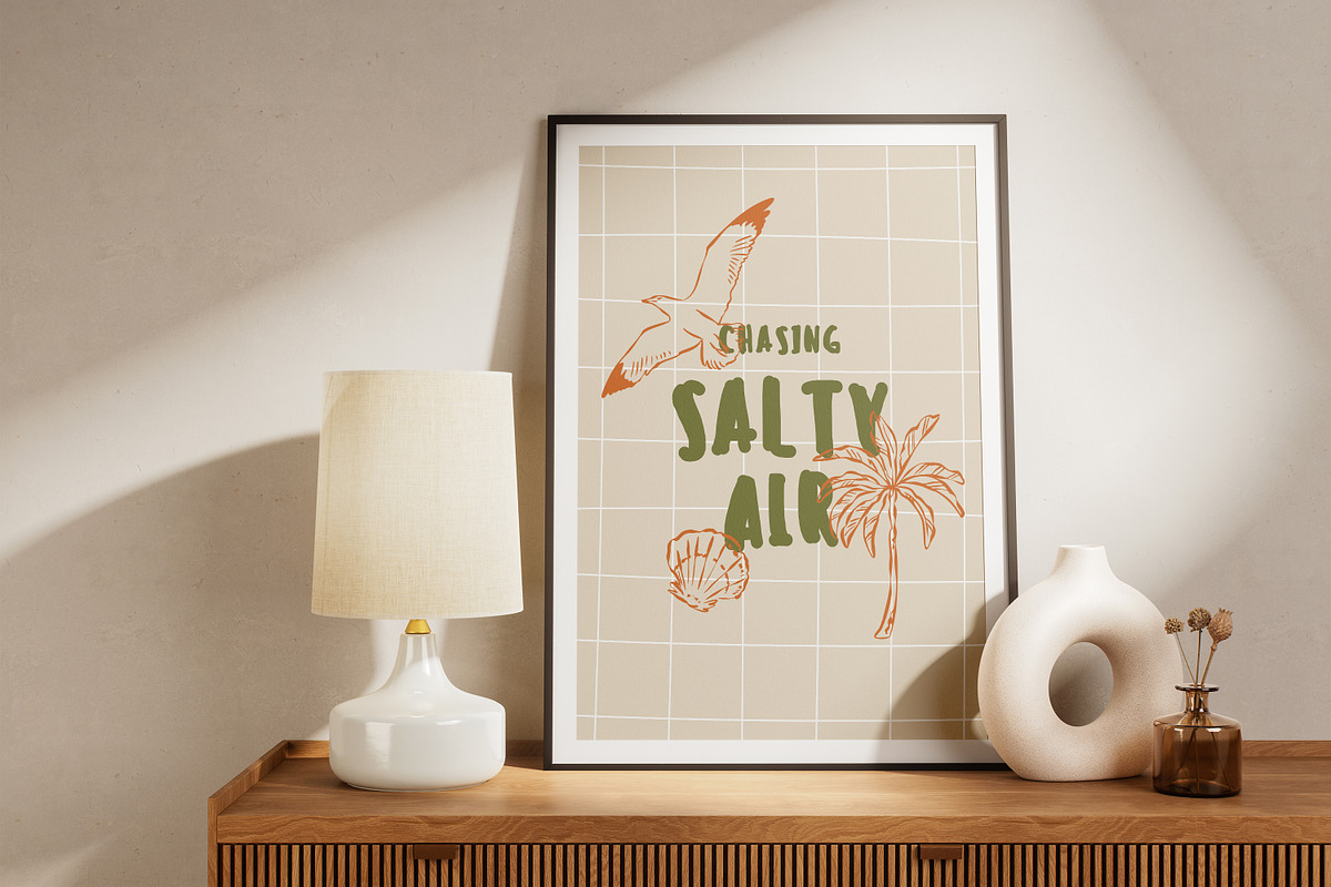 Summer Frames and Backgrounds, an Object Graphic by DesignThatMatters (Photo 7 of 10)