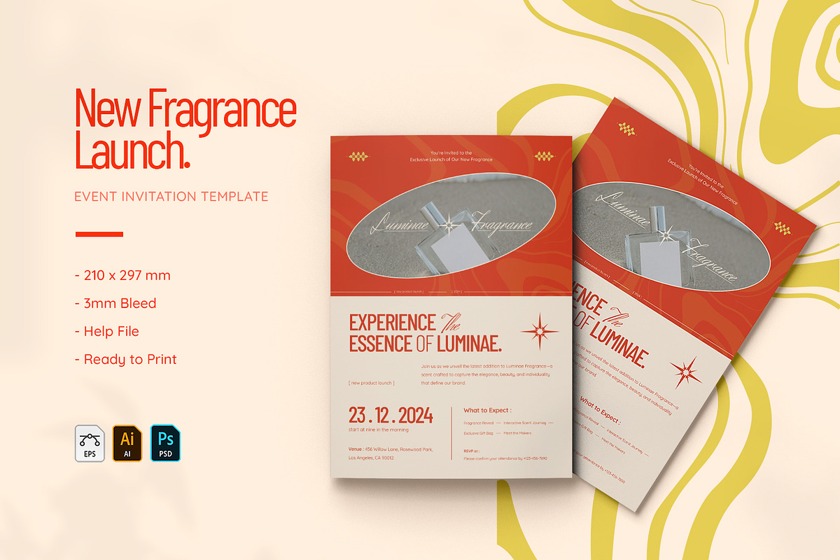 Fragrance Launch Event Invitation, an Invitation Template by VUNIRA (Photo 1 of 3)
