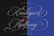 Bailentia Calligraphy, a Script Font by IM Studio (Thumbnail 5 of 10)