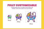 90 Amenities Icons, a Solid Icon by Flat Icons (Thumbnail 3 of 7)