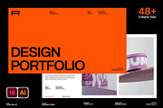 Design Portfolio Template, a Presentation Template by Templeste (Thumbnail 1 of 8)