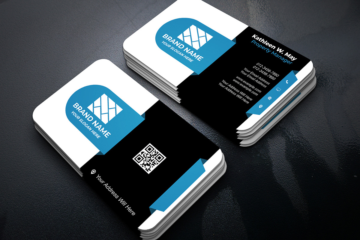 Creative Agency Card PSD