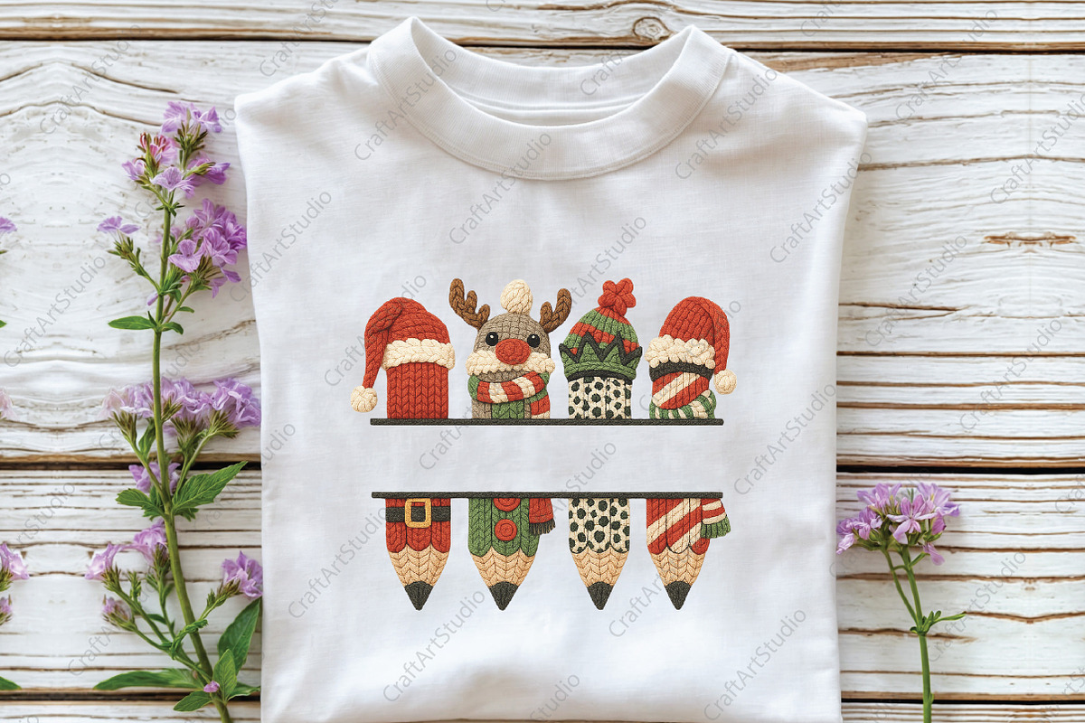 Crochet Teacher Christmas PNG, an Illustration by CraftArtStudio (Photo 3 of 4)