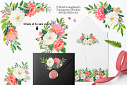 Watercolor Floral Graphic Set, an Illustration by Elly Studio (Thumbnail 2 of 10)