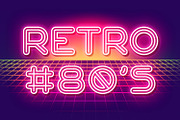 Modern Neon, a Symbol Font by Ditatype (Thumbnail 4 of 10)
