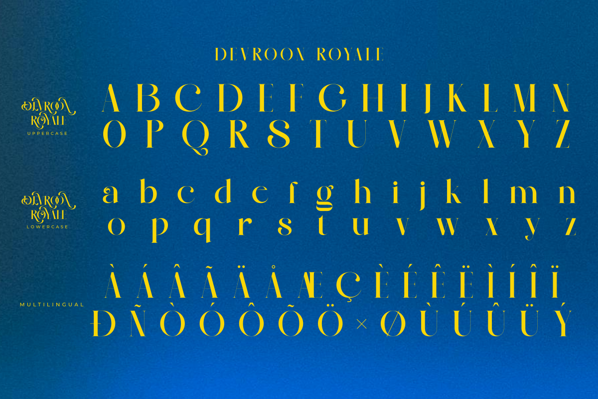 Devroon Royale, a Serif Font by zaaintype (Photo 7 of 11)