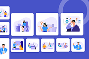 Healthcare Illustration Bundle, a Templates & Theme by Graphicdunk (Thumbnail 4 of 6)