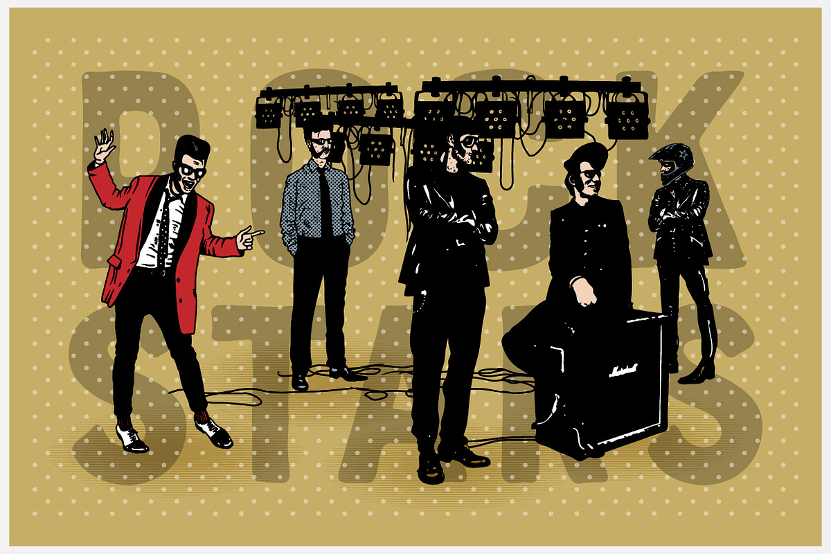 Rock stars, an Illustration by Vector Clash (Photo 5 of 7)