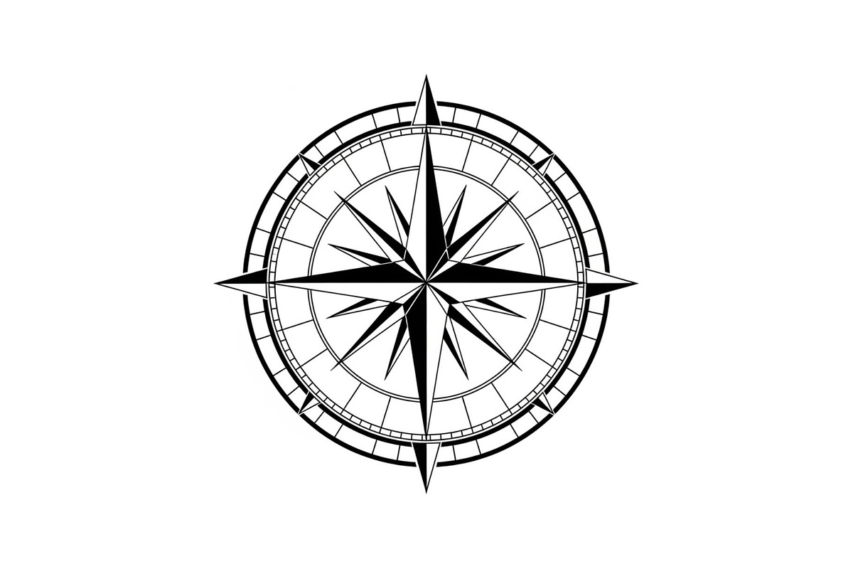 Vintage Compass Rose SVG Bundle, an Illustration by yasushie (Photo 15 of 29)