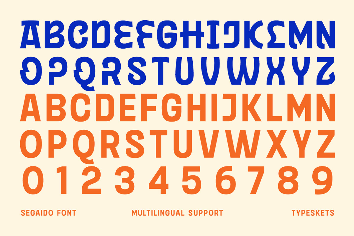 Segaido - Quirky Sans, a Sans Serif Font by Typeskets (Photo 7 of 11)