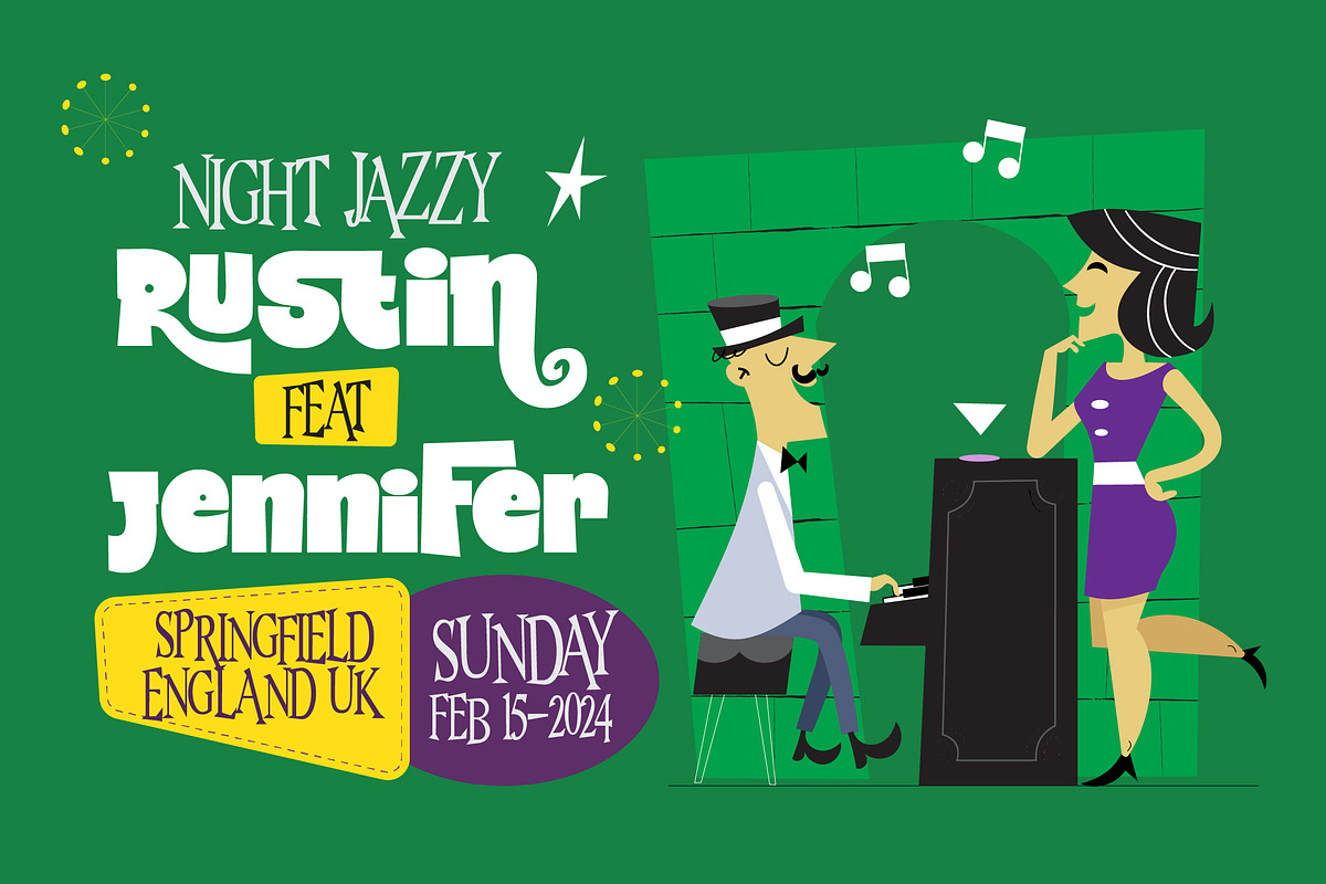 Twist Retro Font Pack, a Sans Serif Font by Fortunes Co (Photo 11 of 12)