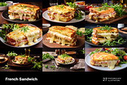 French Sandwich - 27 images, a Food & Drink Photo by Handmadefont (Thumbnail 4 of 9)