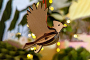 Set of 5 Bird Ornaments - Laser Cut, an Object Graphic by VectorPainter (Thumbnail 14 of 21)