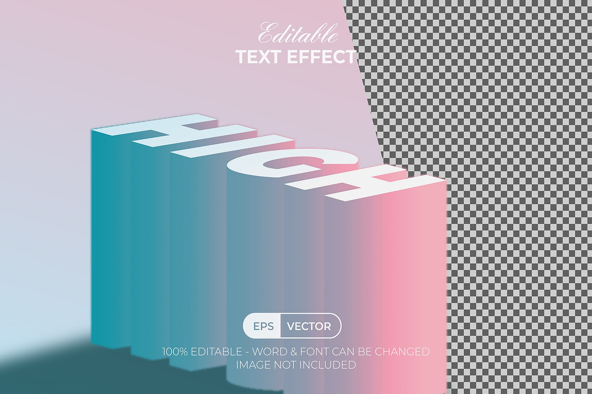Text effect isometric style, a Layer Style Add-On by Mockmenot