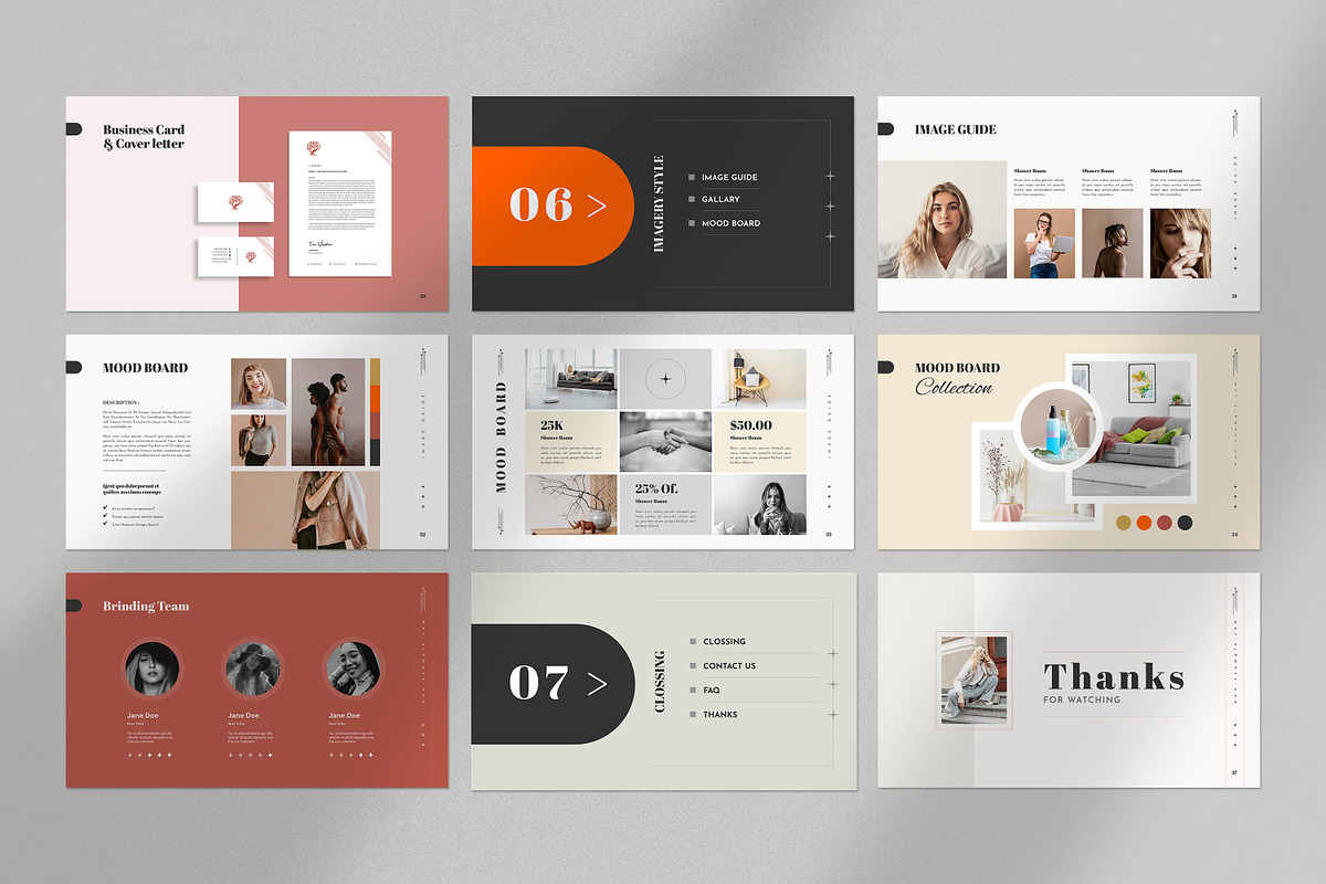brand guideline Template preview 6