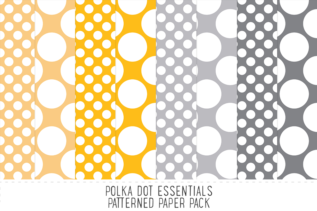 Jackie Yellow Pattern Paper Pack, a Pattern Graphic by Angie Sandy (Photo 2 of 2)