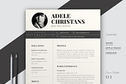 Resume Template Word, a Resume Template by Astut (Thumbnail 1 of 6)
