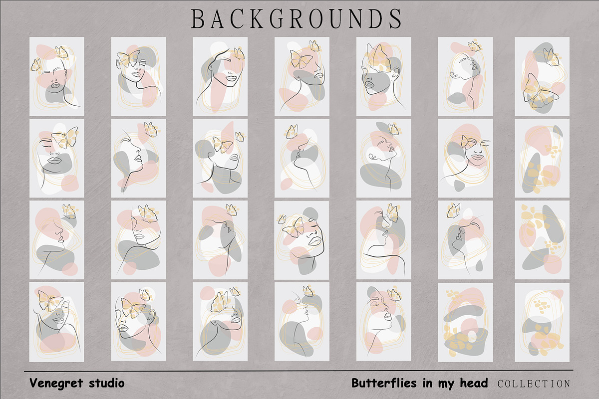 Butterflies in my head, a Decorative Illustration by Vinegret -Shop (Photo 3 of 6)