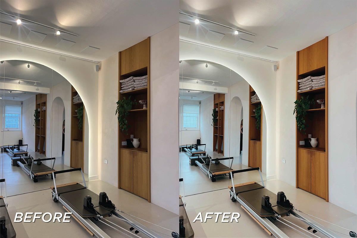 15 Pilates Lightroom Presets + LUTs, a Preset Add-On by TheWayfarerShoppe (Photo 4 of 10)