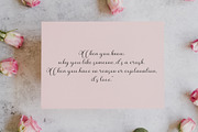 Flower Script Font, a Script Font by Densu Creative (Thumbnail 4 of 9)