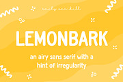 Lemonbark by Emily Ann Hill, a Handwritten Font by Emily Ann Hill Type Co. (Thumbnail 1 of 4)