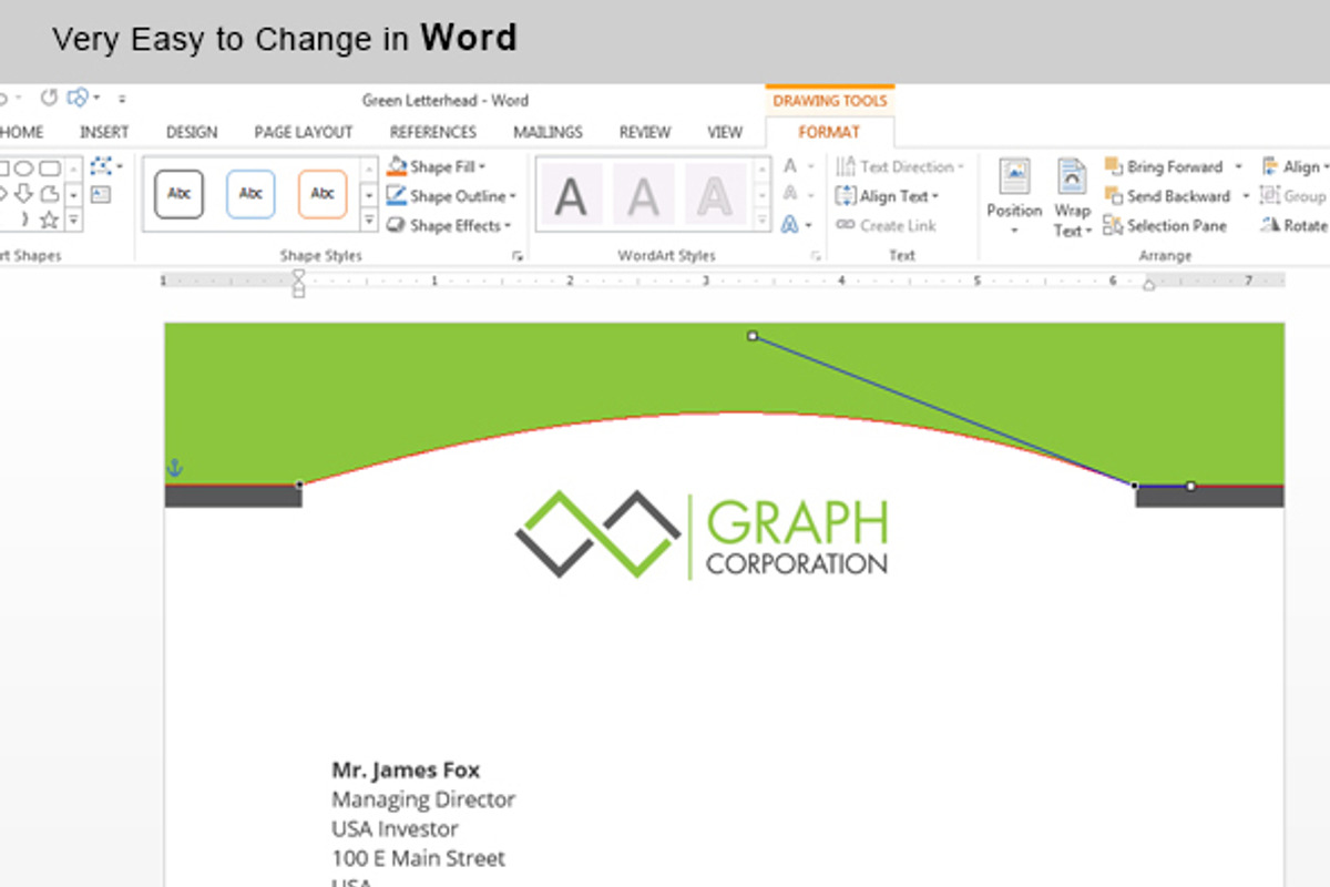 Letterhead, a Stationery Template by asimalikhan555 (Photo 4 of 4)
