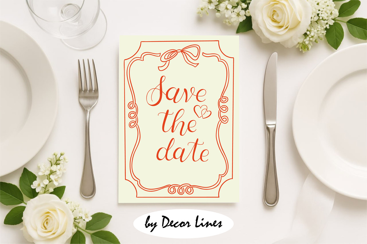 Wedding Bows, an Object Illustration by Decor Lines (Photo 9 of 16)