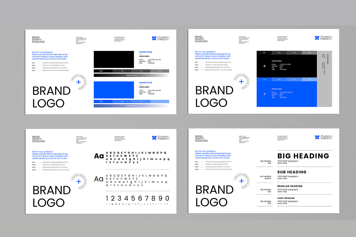 Brand Guideline Presentation Layout, a Presentation Template by MightyDesign (Photo 3 of 7)