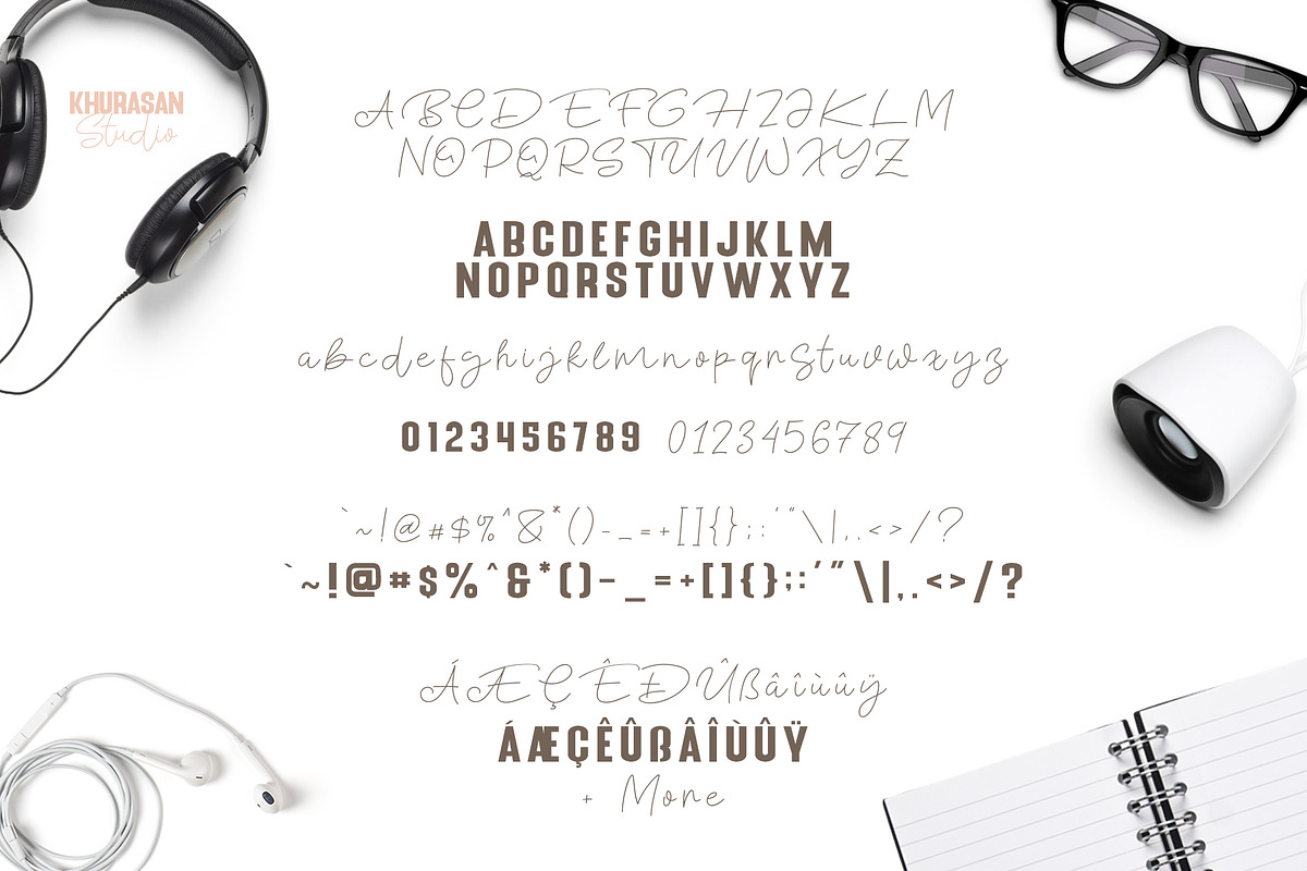 Blue Fonte Font Duo preview 6