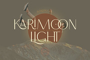 Karimoon Light - Elegant Typeface, a Sans Serif Font by Morisco (Thumbnail 1 of 10)