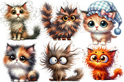 Quirky Crazy Cats Sublimation, an Illustration by Designworld (Thumbnail 6 of 6)