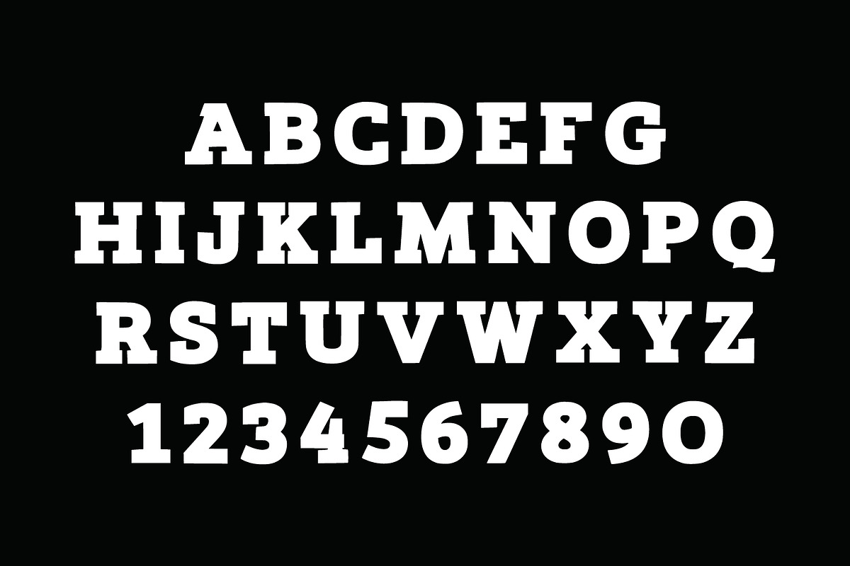 College Jersey, a Slab Serif Font by Fourteen Letter (Photo 4 of 5)