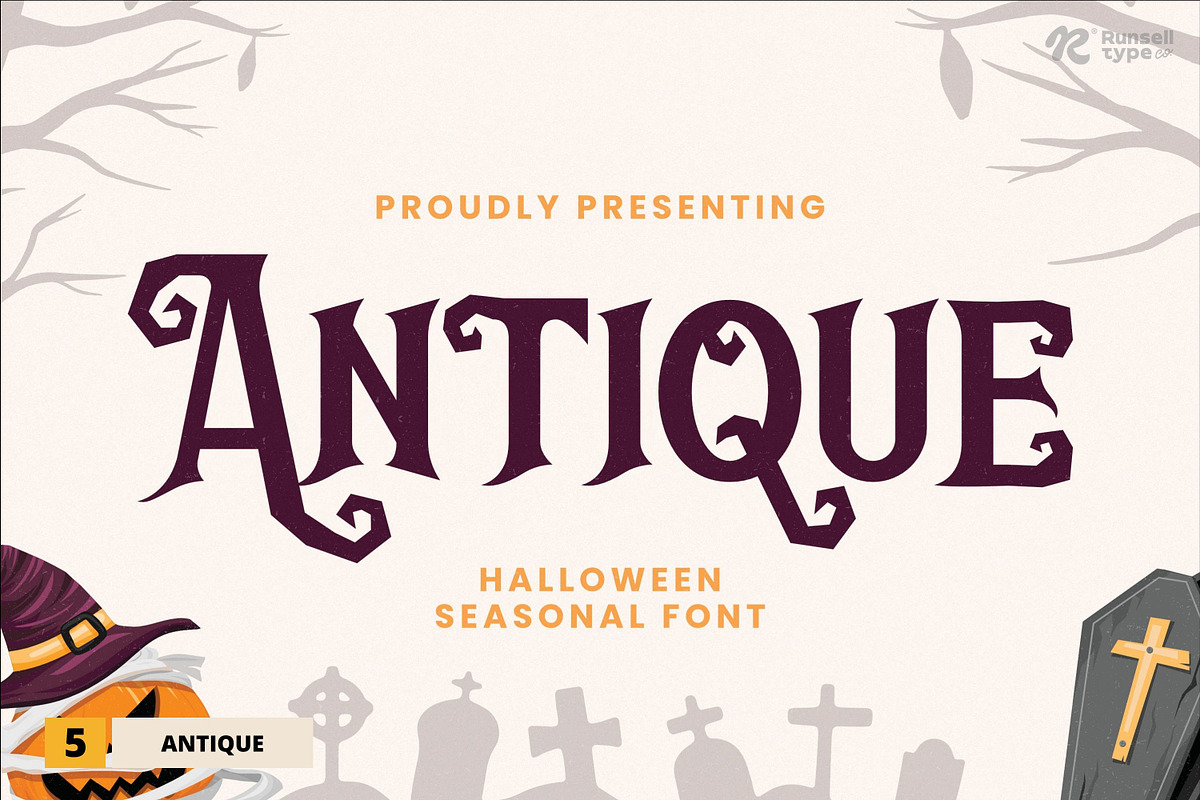 The Best Halloween Font Bundle, a Font by Runsell Studio (Photo 12 of 74)