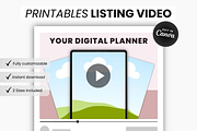 Etsy Printables Listing Video Canva, a Templates & Theme by DigiPax (Thumbnail 1 of 7)