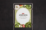 Matcha Dessert,Japanese watercolor, a Food Illustration by CreativeValuation (Thumbnail 8 of 13)