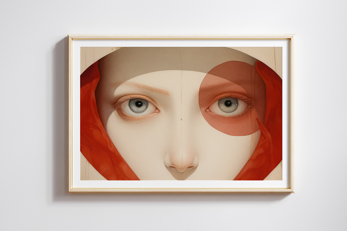 Wooden frame mockup close up, an Advertising Mockup by Artjafara (Photo 5 of 5)