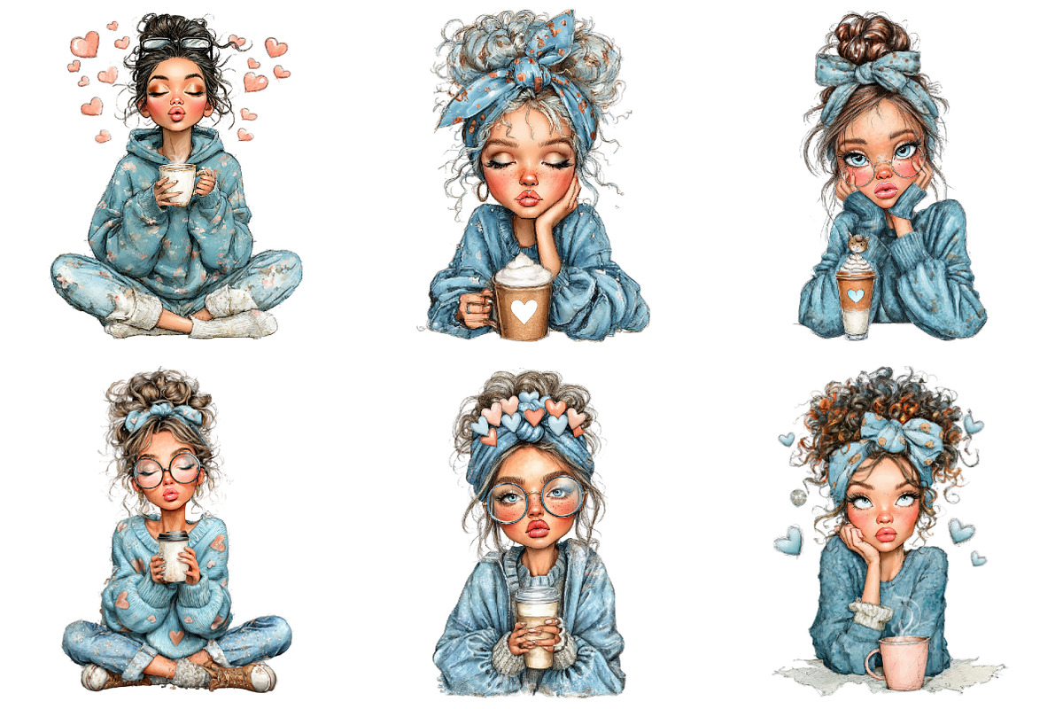 Whimsical Valentine Coffee Girl, a Graphic by CitraGraphics (Photo 5 of 5)