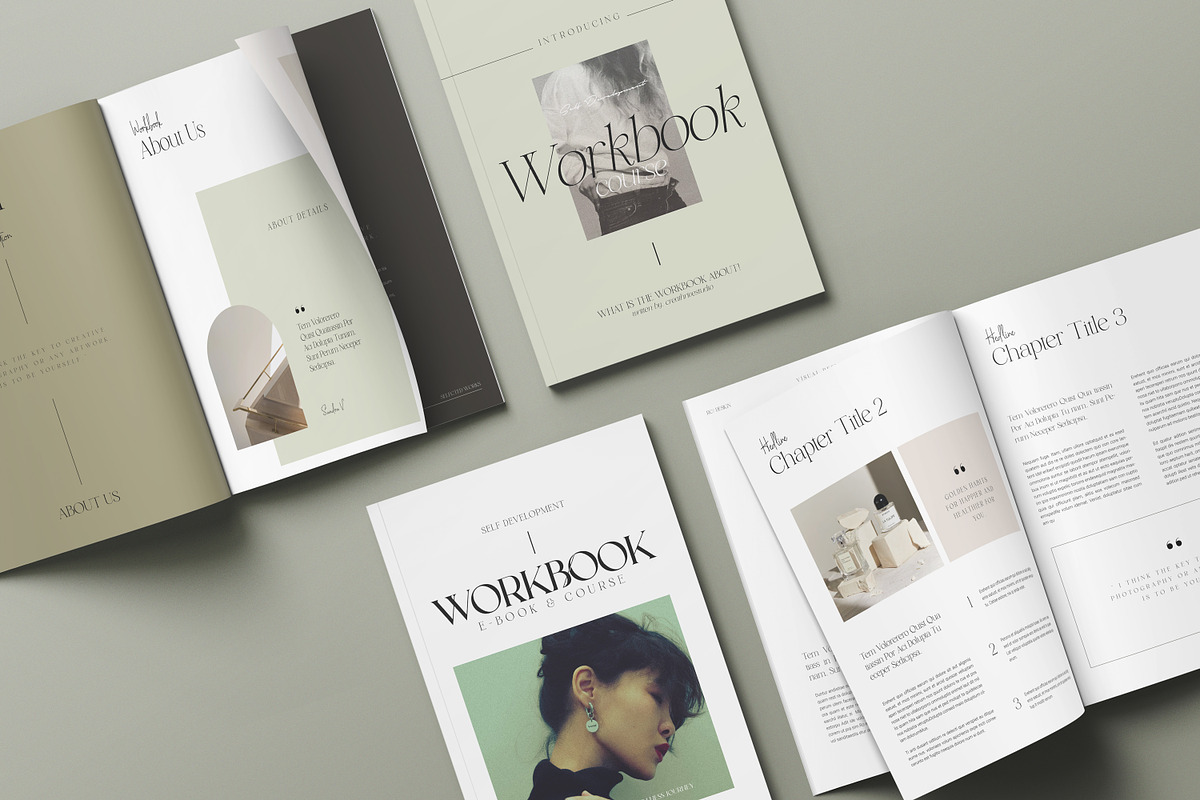 Course Workbook Template CANVA, a Magazine Template by creathrivestudio (Photo 7 of 17)