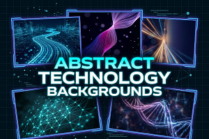 Abstract Technology Backgrounds, a Background Graphic by Image for Sale