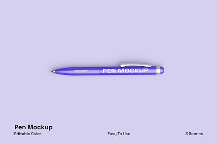 Pen Mockup, a Pens & Pencil Mockup by renderstockmarket