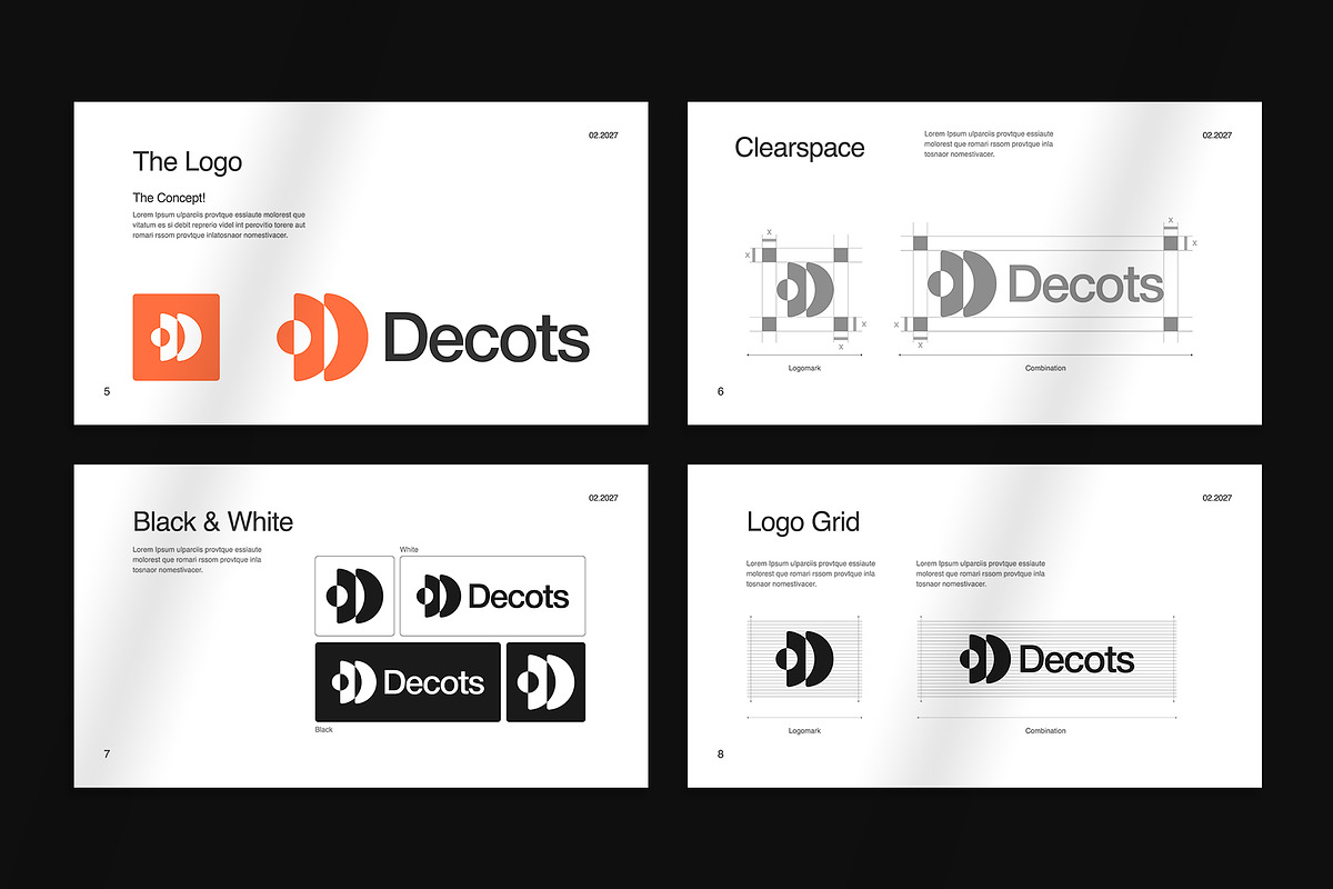 Brand Guidelines Presentation, a Branding & Logo Template by Oriofix (Photo 6 of 9)