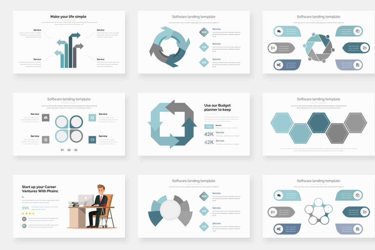 Imagine Solutions Powerpoint, a Presentation Template by One Percent Studio
