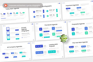 Corporate & Business Agenda PPT, a Presentation Template by Antstheme