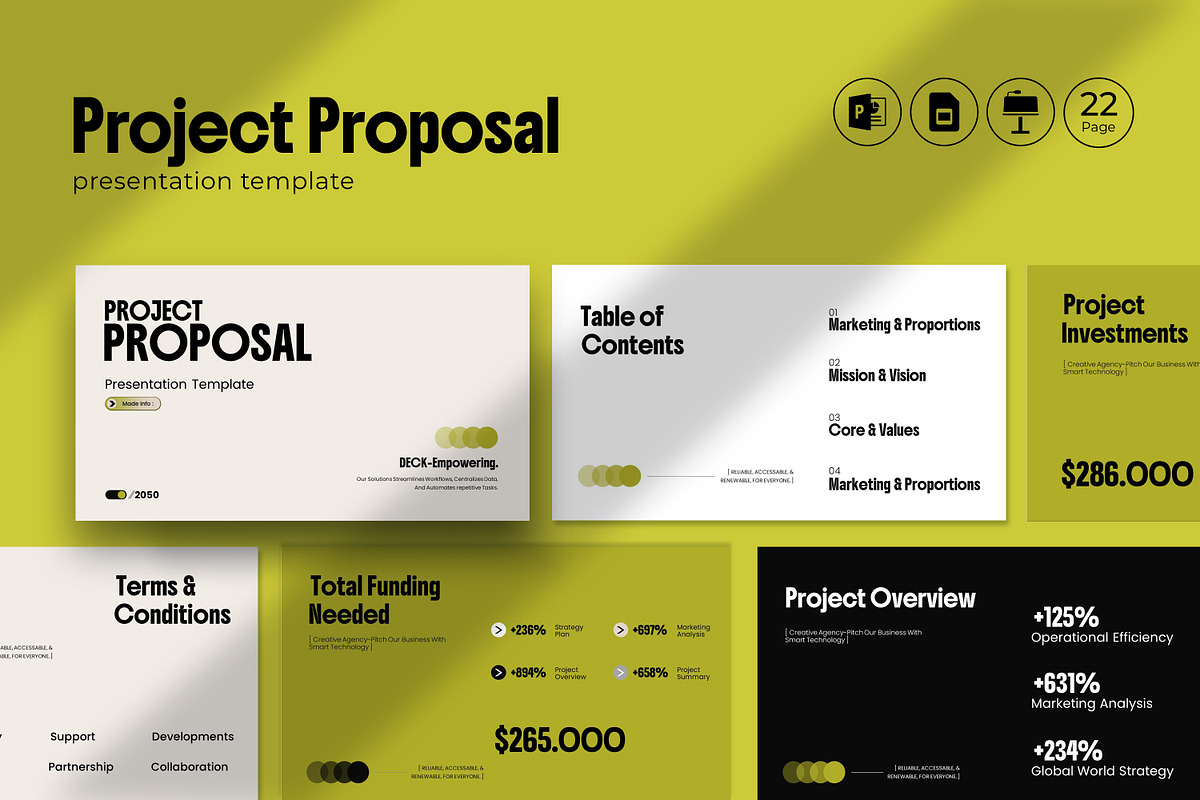 Project Proposal Presentation, a Presentation Template by Creative-Work (Photo 1 of 9)