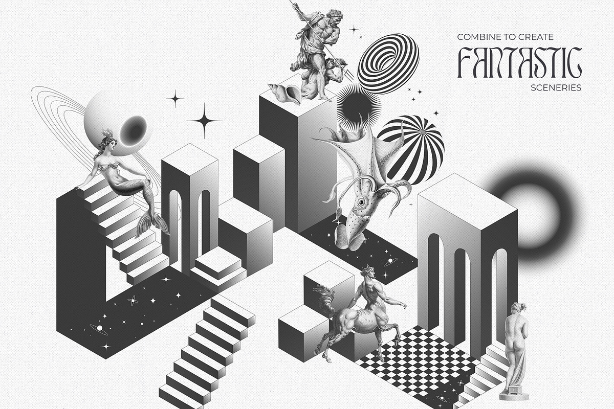 Fantastique Vector Archives, an Object Graphic by CarmineType (Photo 6 of 14)