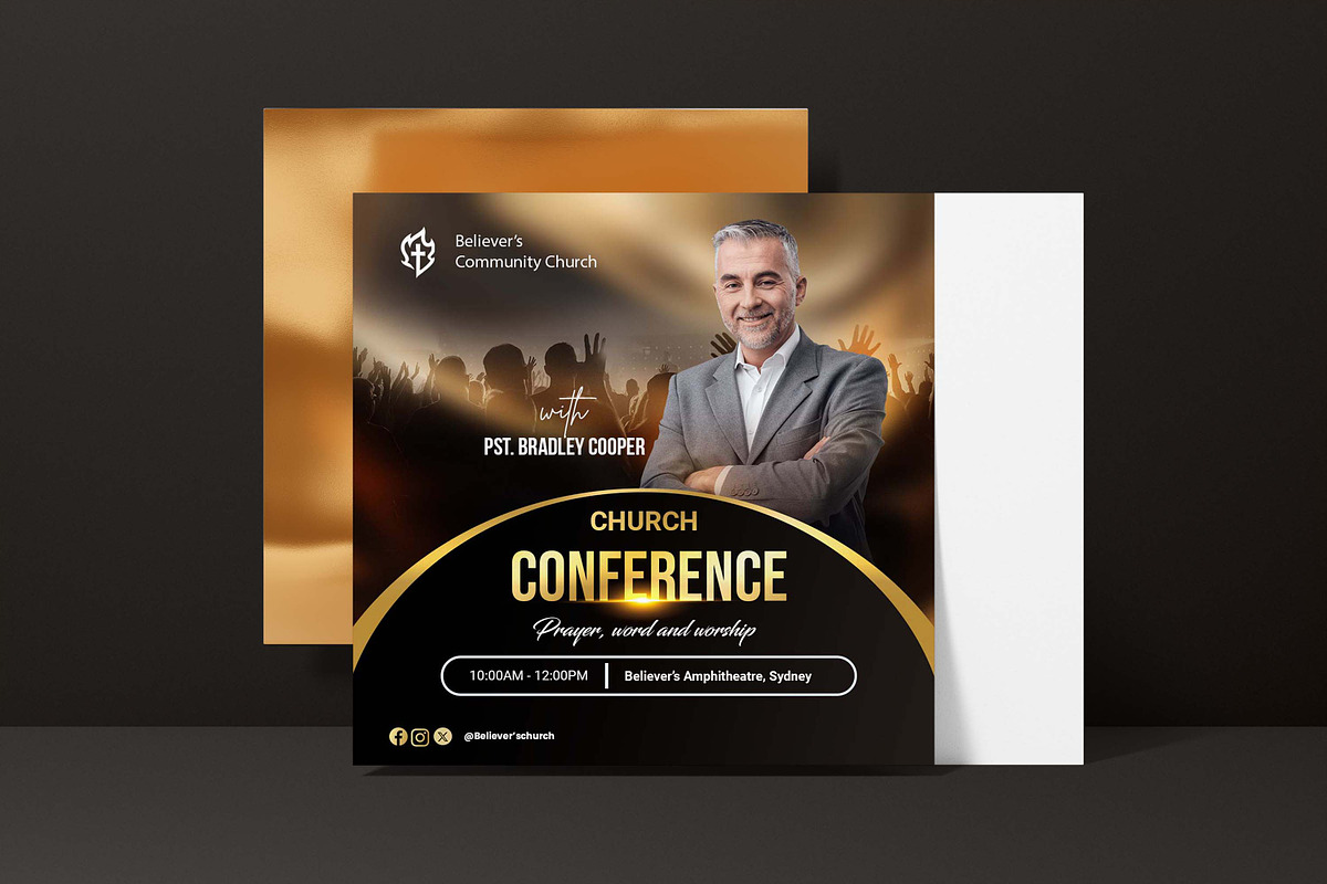 Church Conference Flyer, a Social Media Template by Believe Creatives (Photo 2 of 2)