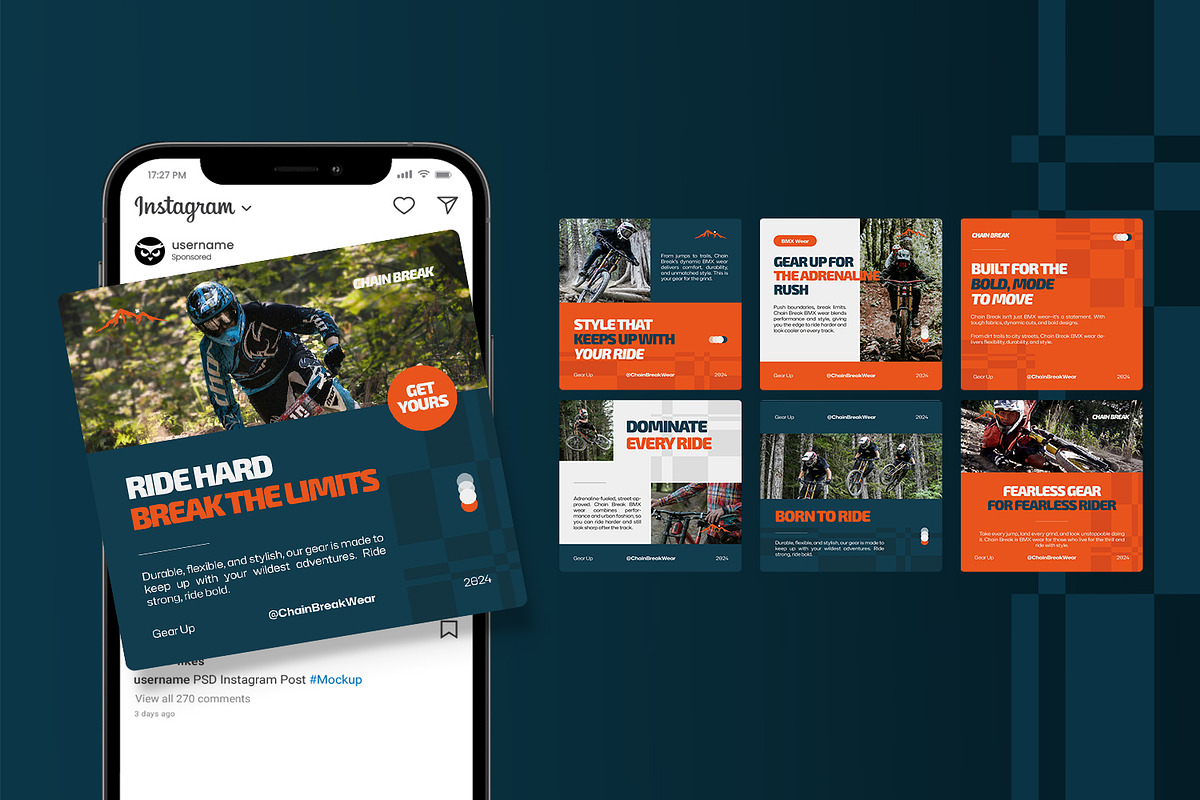 Chain Break - Instagram Post, a Social Media Template by StreaksideStd (Photo 2 of 3)